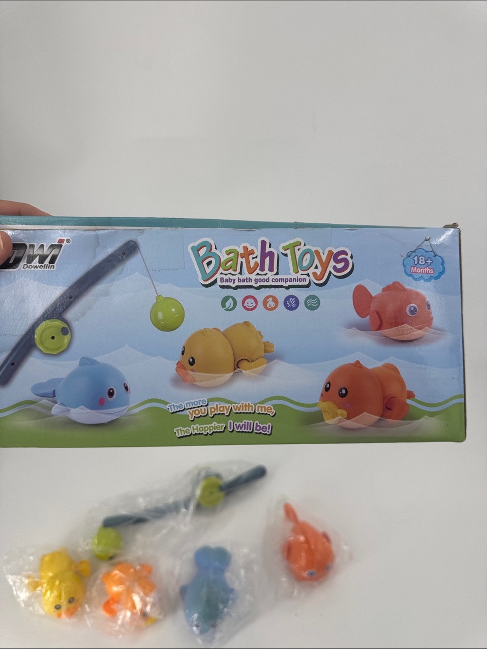 DOWELLIN Kids Bath Toys Fishing Set - 18 months and Up EUC - Picture 3 of 15